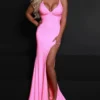 Shimmering Fitted Johnathan Kayne Prom Dress 2523
