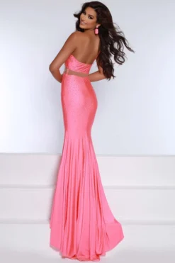 Cut Out Bodice Johnathan Kayne Prom Dress 2608