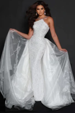 Sheath Beaded Lace Johnathan Kayne Prom Dress 2618