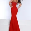 Spaghetti Strapped Johnathan Kayne Prom Dress 2636