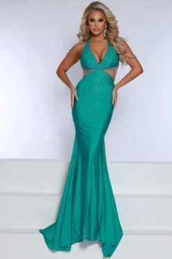 Sparkling Sequin Johnathan Kayne Prom Dress 2669