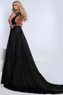 Illusion Bateau Neckline Johnathan Kayne Prom Dress 2671 10 Illusion Bateau Neckline Johnathan Kayne Prom Dress 2671 -Fashion Dress Shop kayne 2671 b 56316.1674668047