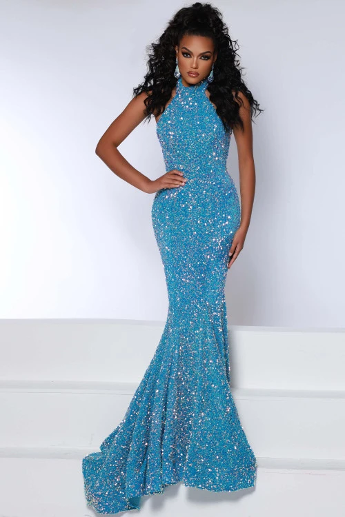 Sparkling Sequin Johnathan Kayne Prom Dress 2673 1 Sparkling Sequin Johnathan Kayne Prom Dress 2673