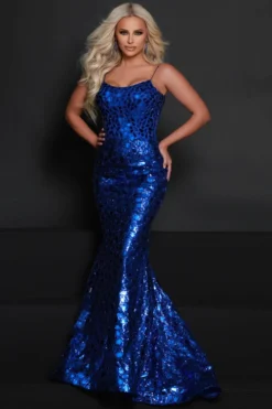 Spaghetti Strapped Johnathan Kayne Prom Dress 2677 -Fashion Dress Shop kayne 2677 a 43558.1674668623