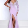 Sparkling Long Sleeve Johnathan Kayne Prom Dress 2689