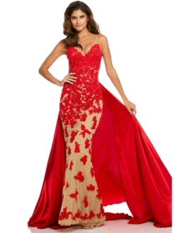 V-neck Sherri Hill Prom Dress 52538 -Fashion Dress Shop sherrihill 52538 a 74927.1565576171