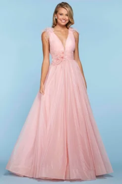 Organza A-Line Prom Dress Sherri Hill 53416