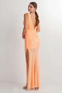 Sequin V-Neck Studio 17 Prom Dress 12903