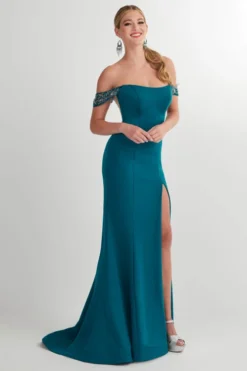Off The Shoulder Studio 17 Prom Dress 12907
