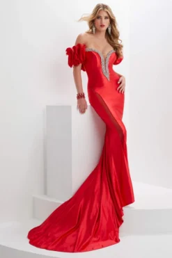 Tiffany Designs Satin Sweetheart Panoply Prom Dress 14126 7 Tiffany Designs Satin Sweetheart Panoply Prom Dress 14126 -Fashion Dress Shop tiffany 14126 a 51357.1669067163