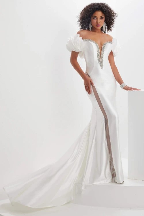 Tiffany Designs Satin Sweetheart Panoply Prom Dress 14126 3 Tiffany Designs Satin Sweetheart Panoply Prom Dress 14126 - Image 3