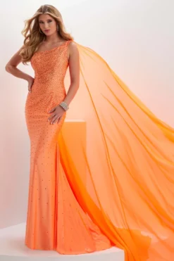 Tiffany Designs One Shoulder Panoply Prom Dress 14135 5 Tiffany Designs One Shoulder Panoply Prom Dress 14135 -Fashion Dress Shop tiffany 14135 a 35095.1669067169