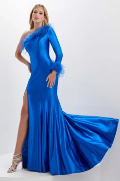 Tiffany Designs Feathered Trumpet Panoply Prom Dress 14139 5 Tiffany Designs Feathered Trumpet Panoply Prom Dress 14139 -Fashion Dress Shop tiffany 14139 c 63279.1669067172